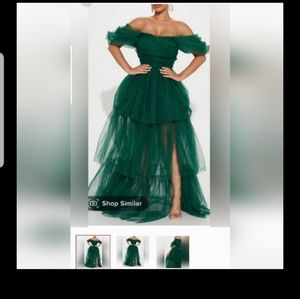 Gorgeous Green Dress . Floor length
